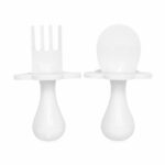 Couverts Ergonomiques Bebe Blanc Ma Petite Assiette