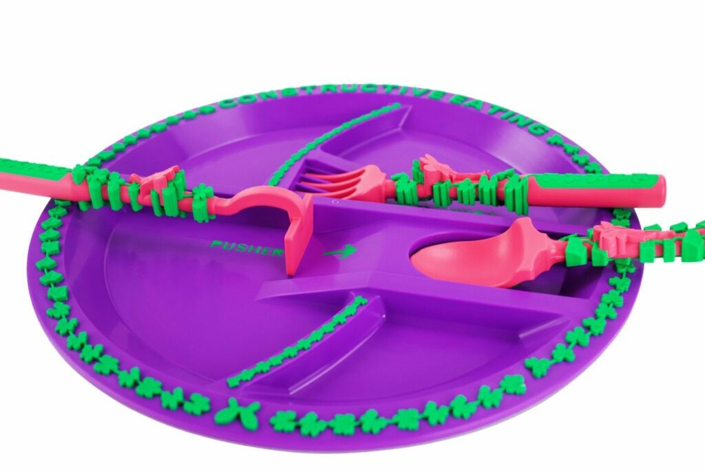 Assiette enfant ludique