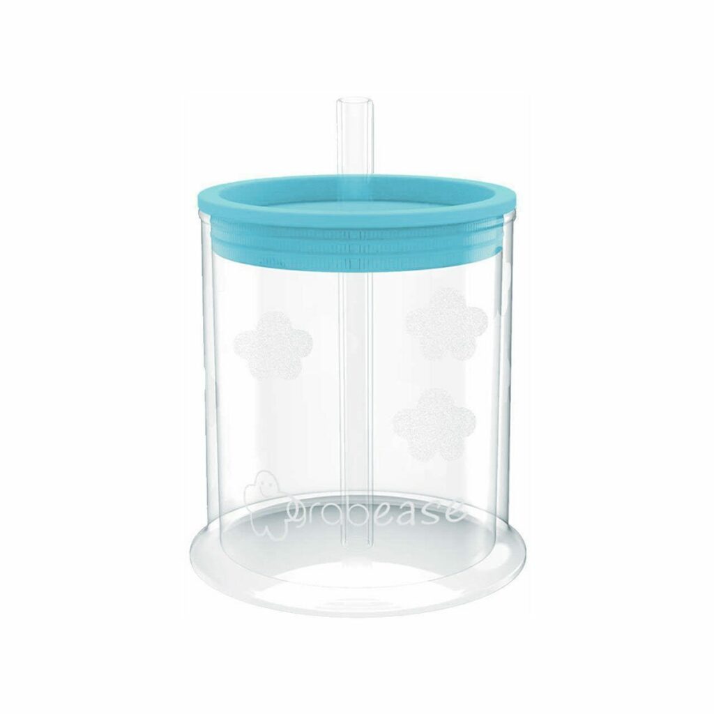 tasse verre bébé paille