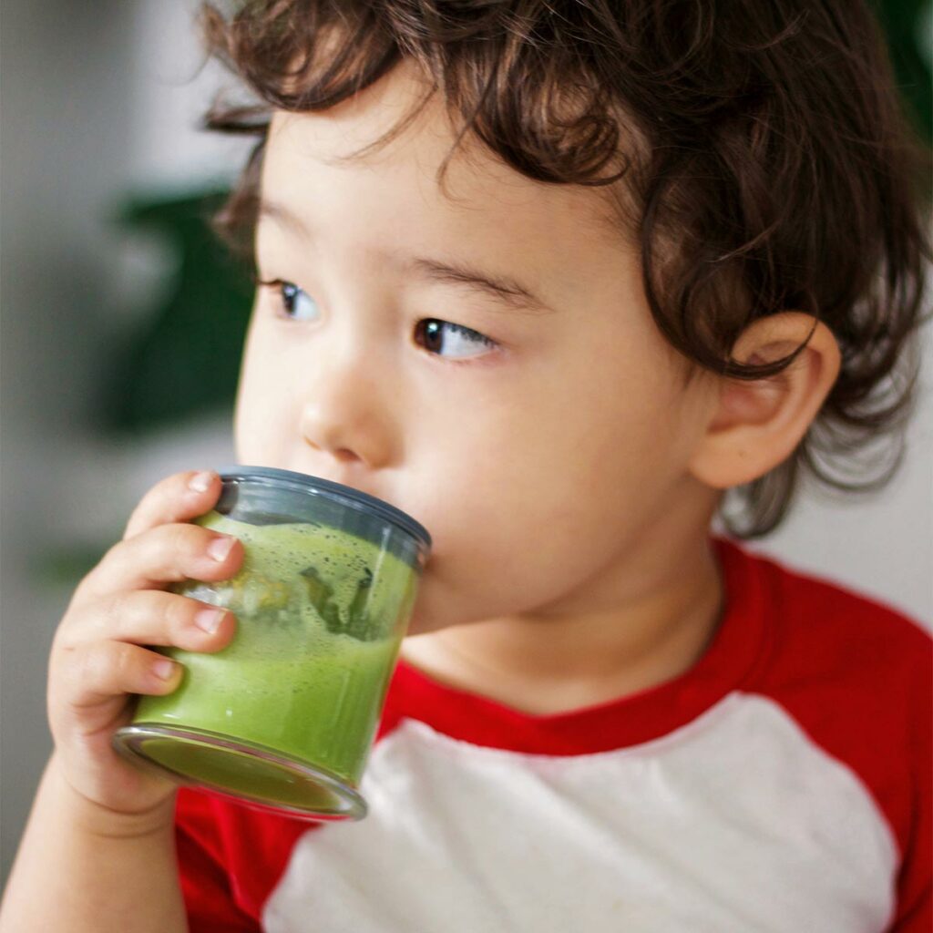 tasse verre bébé paille