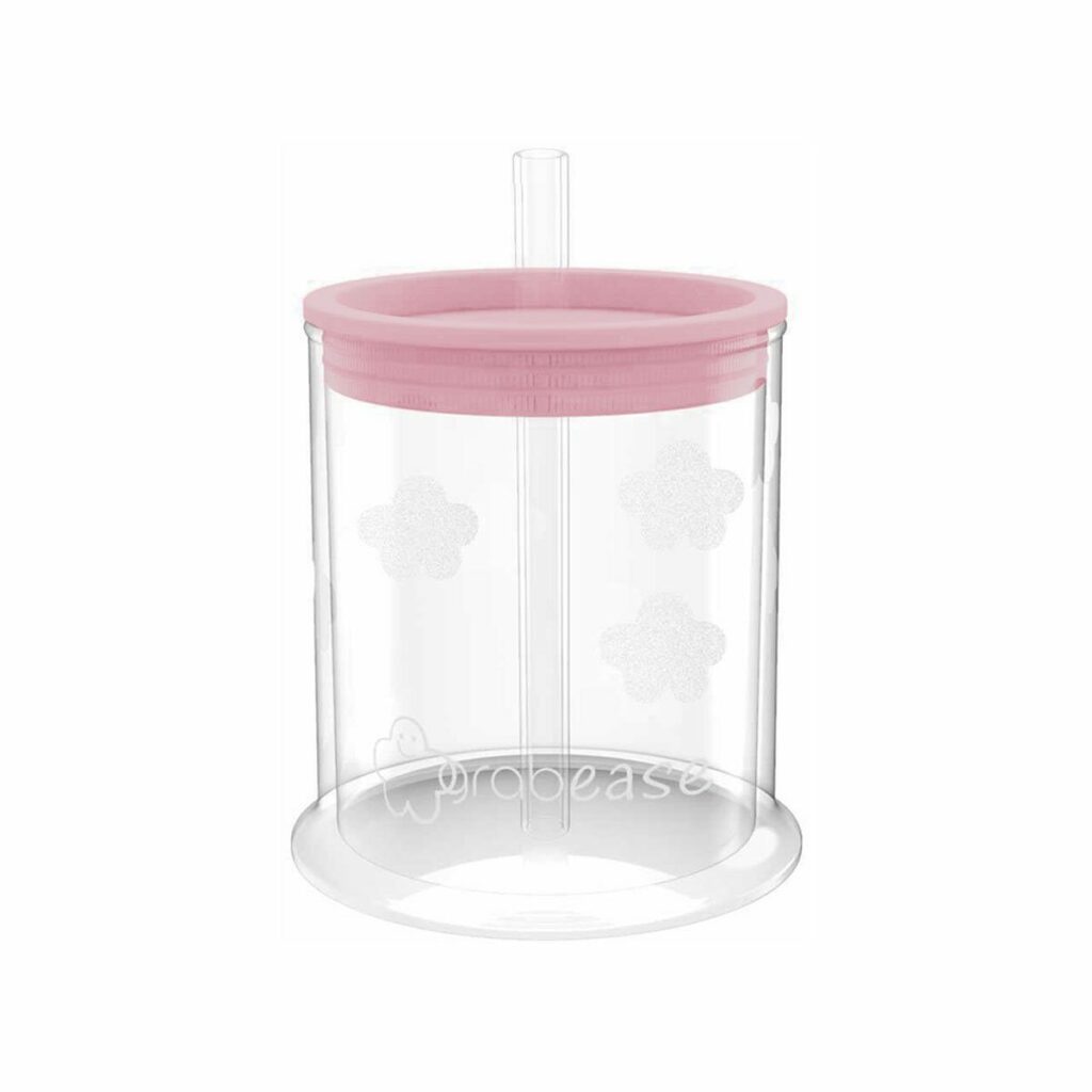 tasse verre bébé paille
