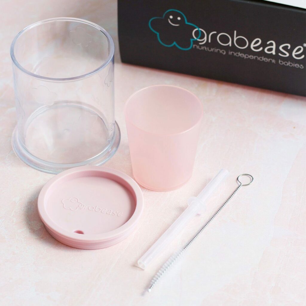 tasse verre bébé paille