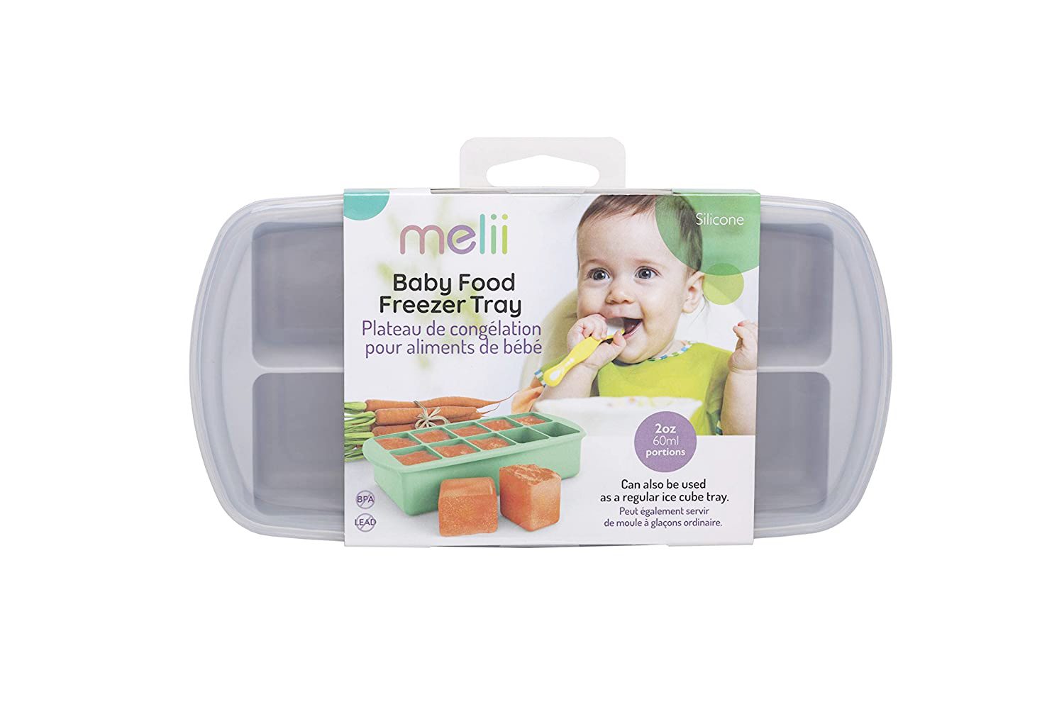 Melii-Boîte à snack et gobelet portable pour bébé, récipient