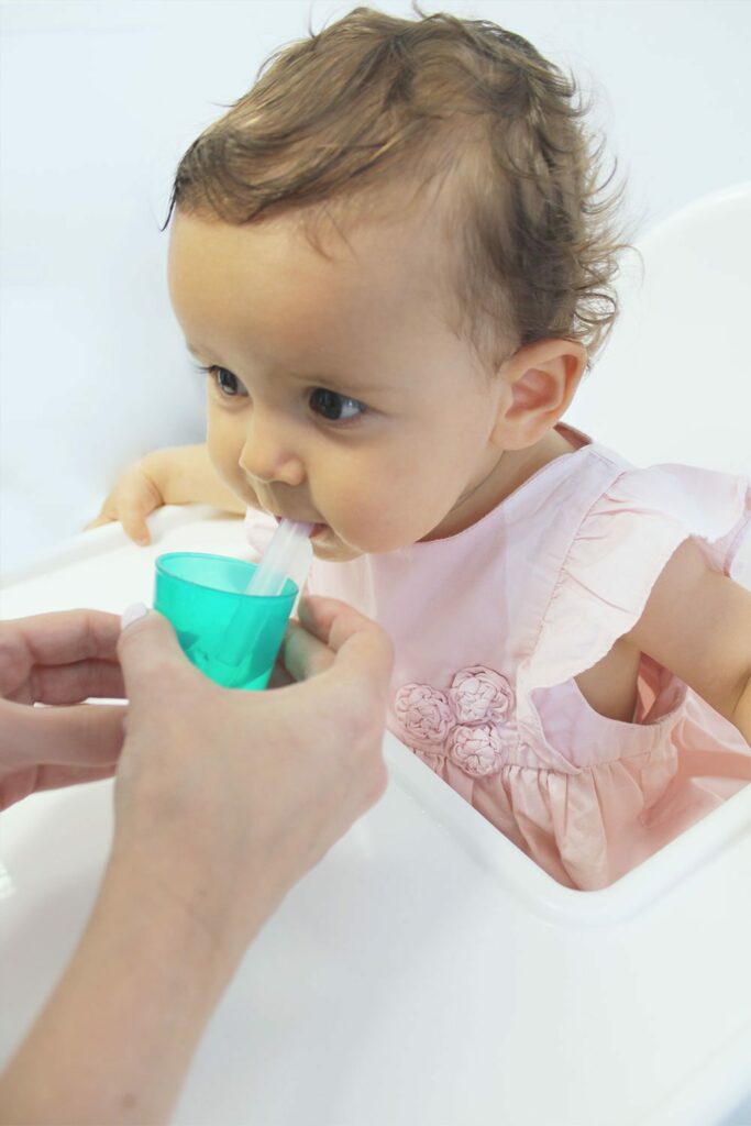 paille bébé silicone